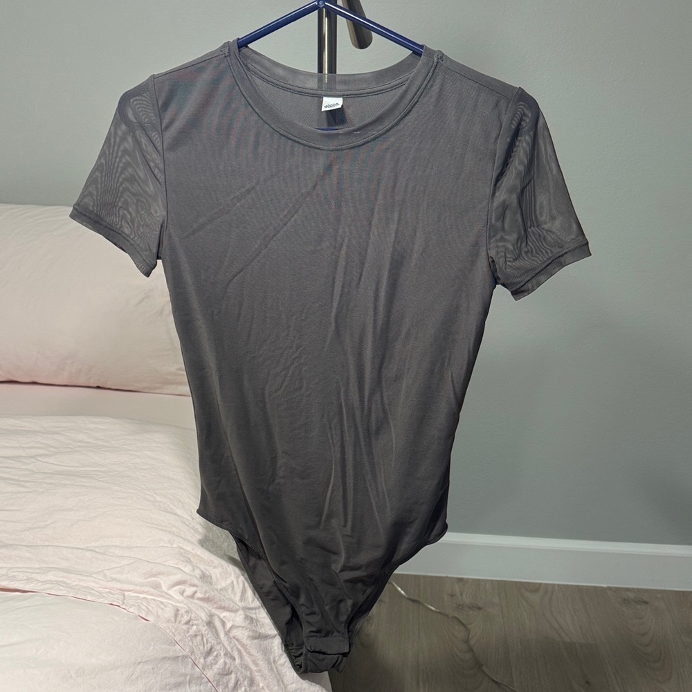 Parade Vintage Fit Sheer Mesh Bodysuit size S